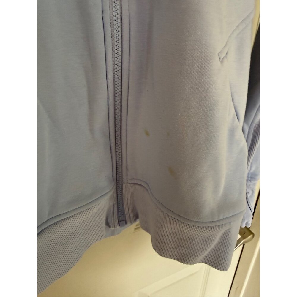 Athleta Light Blue Long Sleeve Zip Up Activewear Sweatshirt Hoodie Size Small - Picture 3 of 7